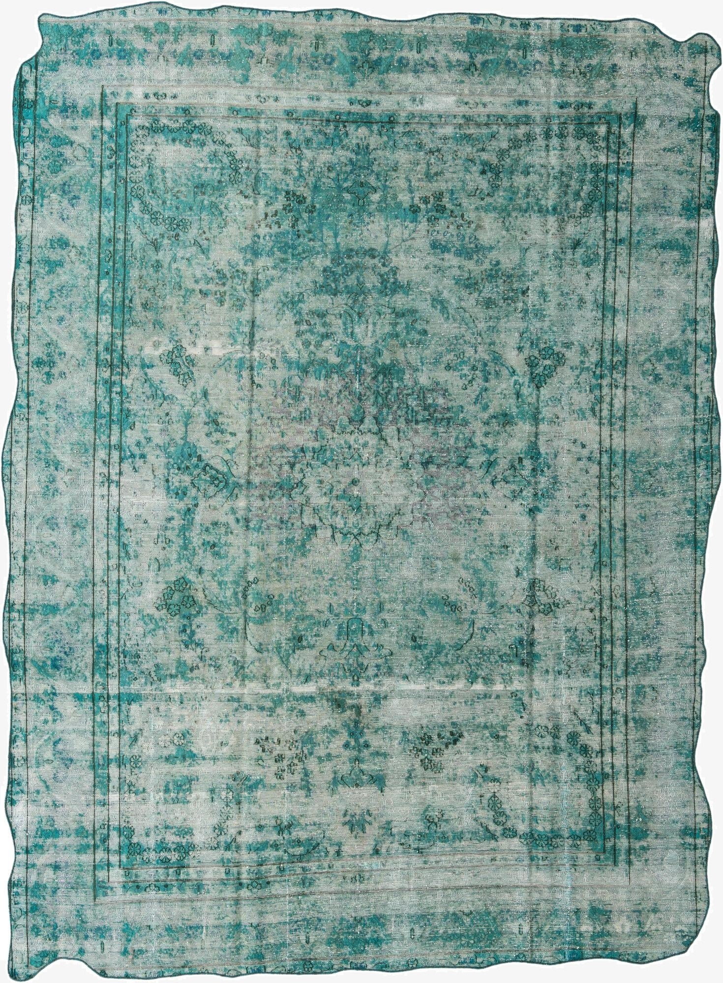 Primary image 9' x 12' 5  Hand Knotted Ultra Vintage Persian Wool Rug