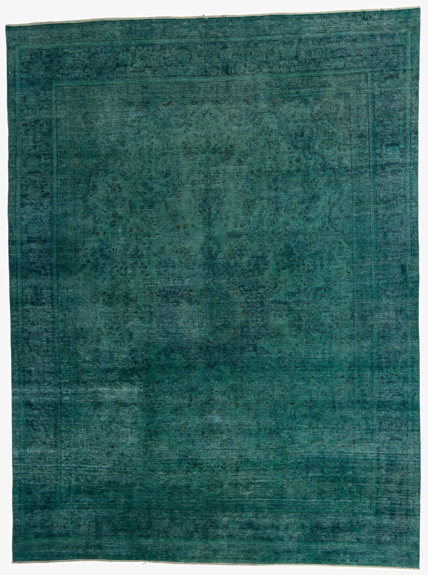 9' 2 x 12' 2  Hand Knotted Ultra Vintage Persian Wool Rug