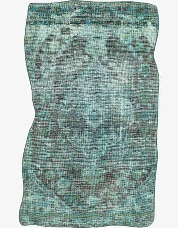 2' 10 x 4' 9 Hand Knotted Ultra Vintage Persian Wool Rug