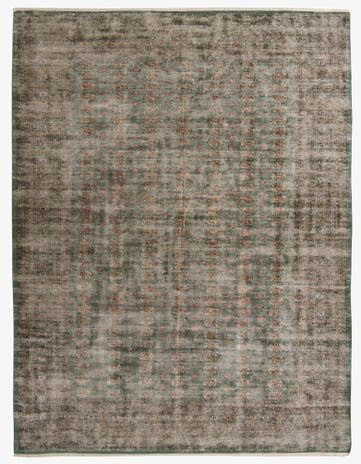 9' 1 x 11' 10 Hand Knotted Ultra Vintage Persian Wool Rug