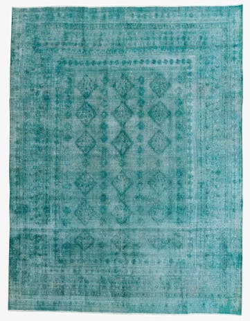 9' 5 x 12' 4 Hand Knotted Ultra Vintage Persian Wool Rug