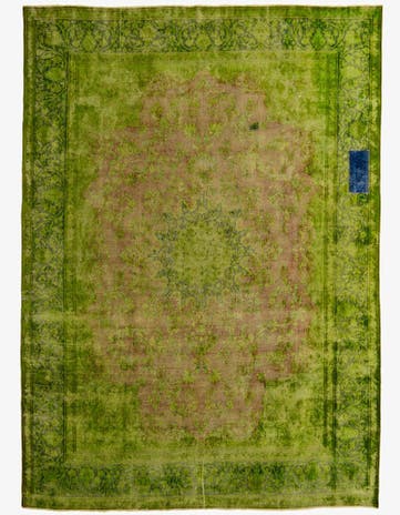 9' 10 x 13' 6 Hand Knotted Ultra Vintage Persian Wool Rug