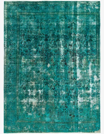 8' 10 x 12' 4 Hand Knotted Ultra Vintage Persian Wool Rug