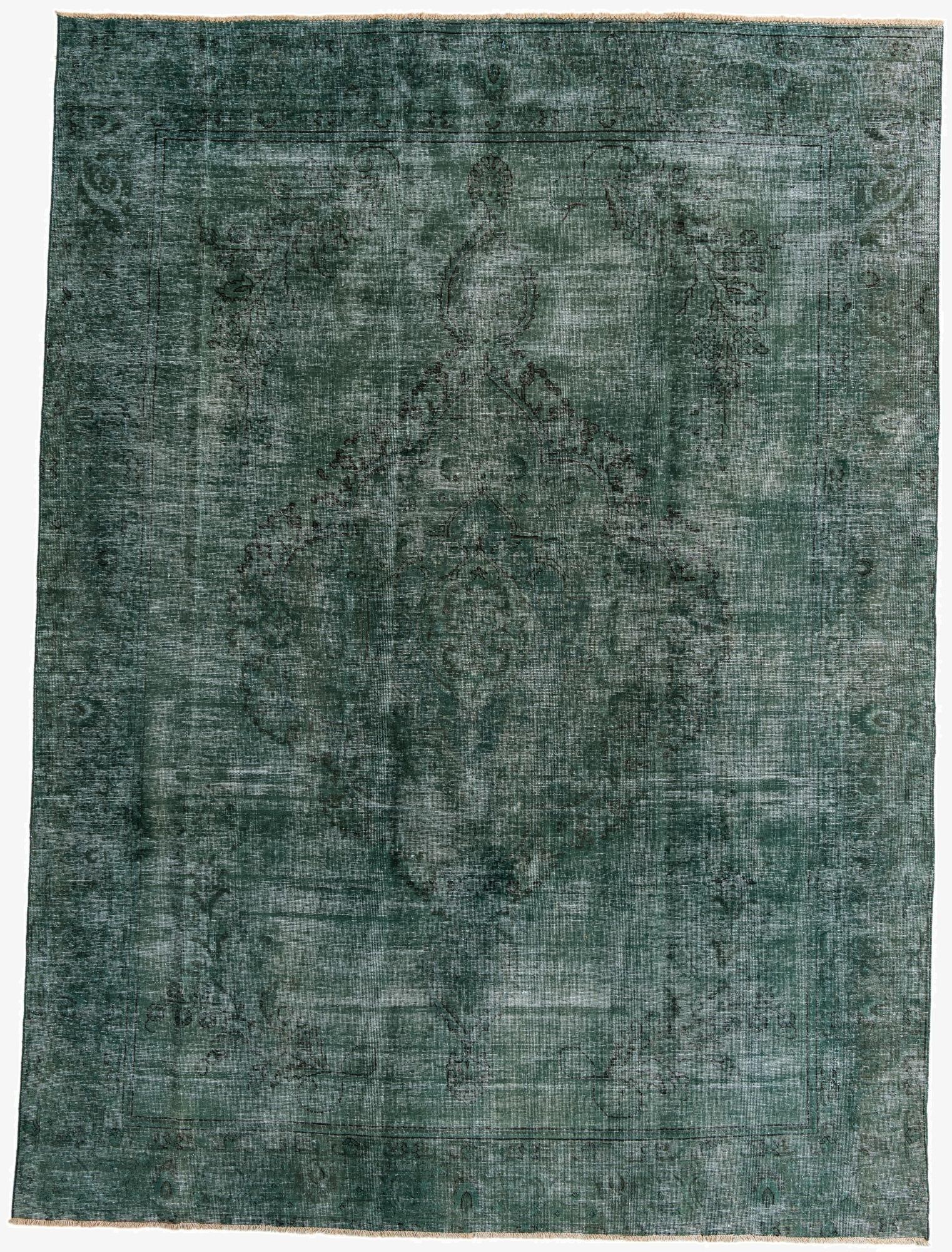 9' 4 x 12' 6  Hand Knotted Ultra Vintage Persian Wool Rug