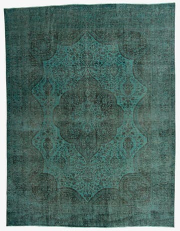 9' 7 x 12' 7 Hand Knotted Ultra Vintage Persian Wool Rug