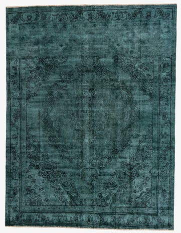 9' 5 x 12' 4 Hand Knotted Ultra Vintage Persian Wool Rug