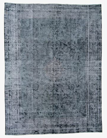 9' 7 x 12' 9 Hand Knotted Ultra Vintage Persian Wool Rug