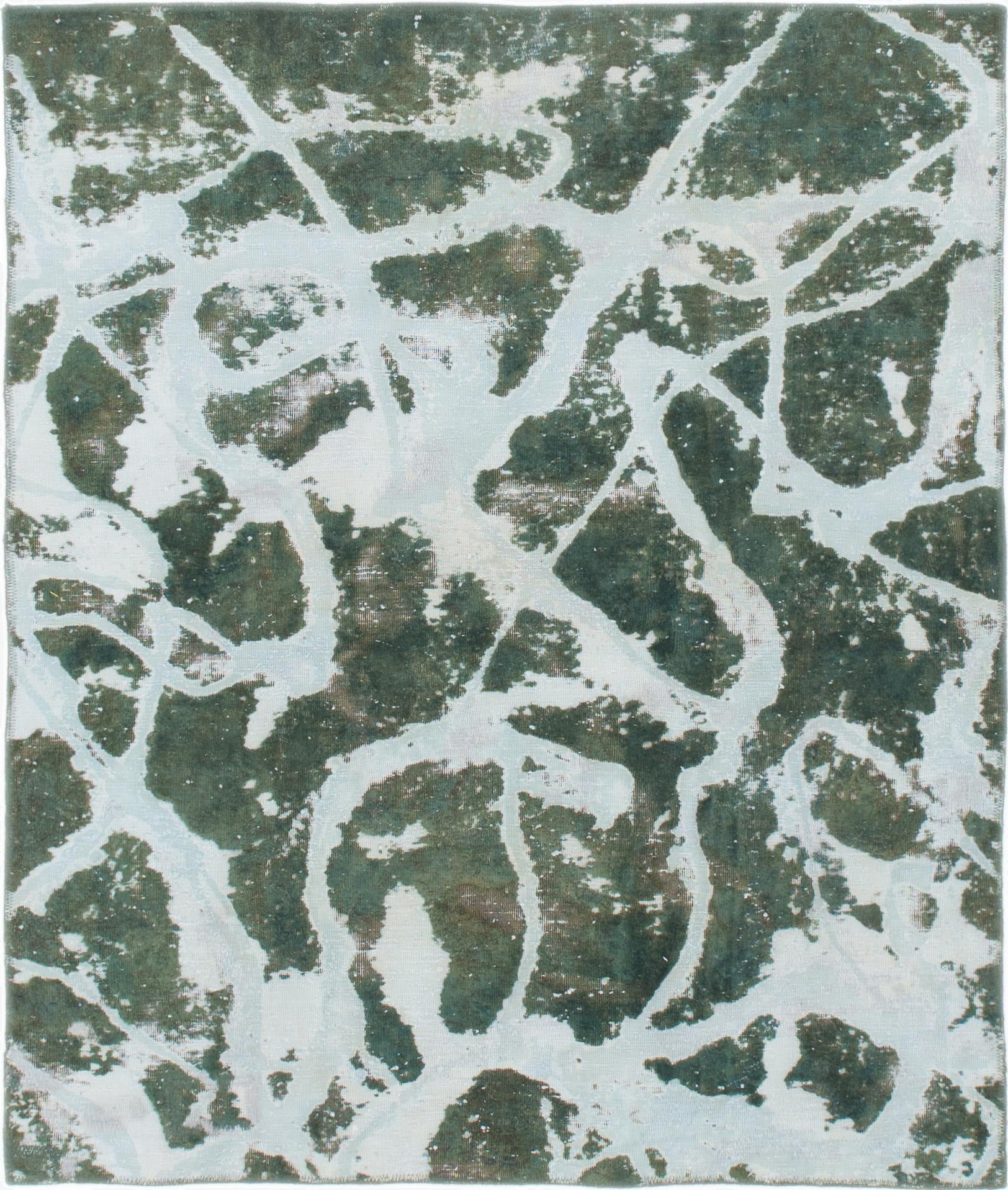 4' 10 x 5' 9  Hand Knotted Ultra Vintage Persian Wool Rug