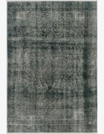 6' 2 x 9' 4 Hand Knotted Ultra Vintage Persian Wool Rug