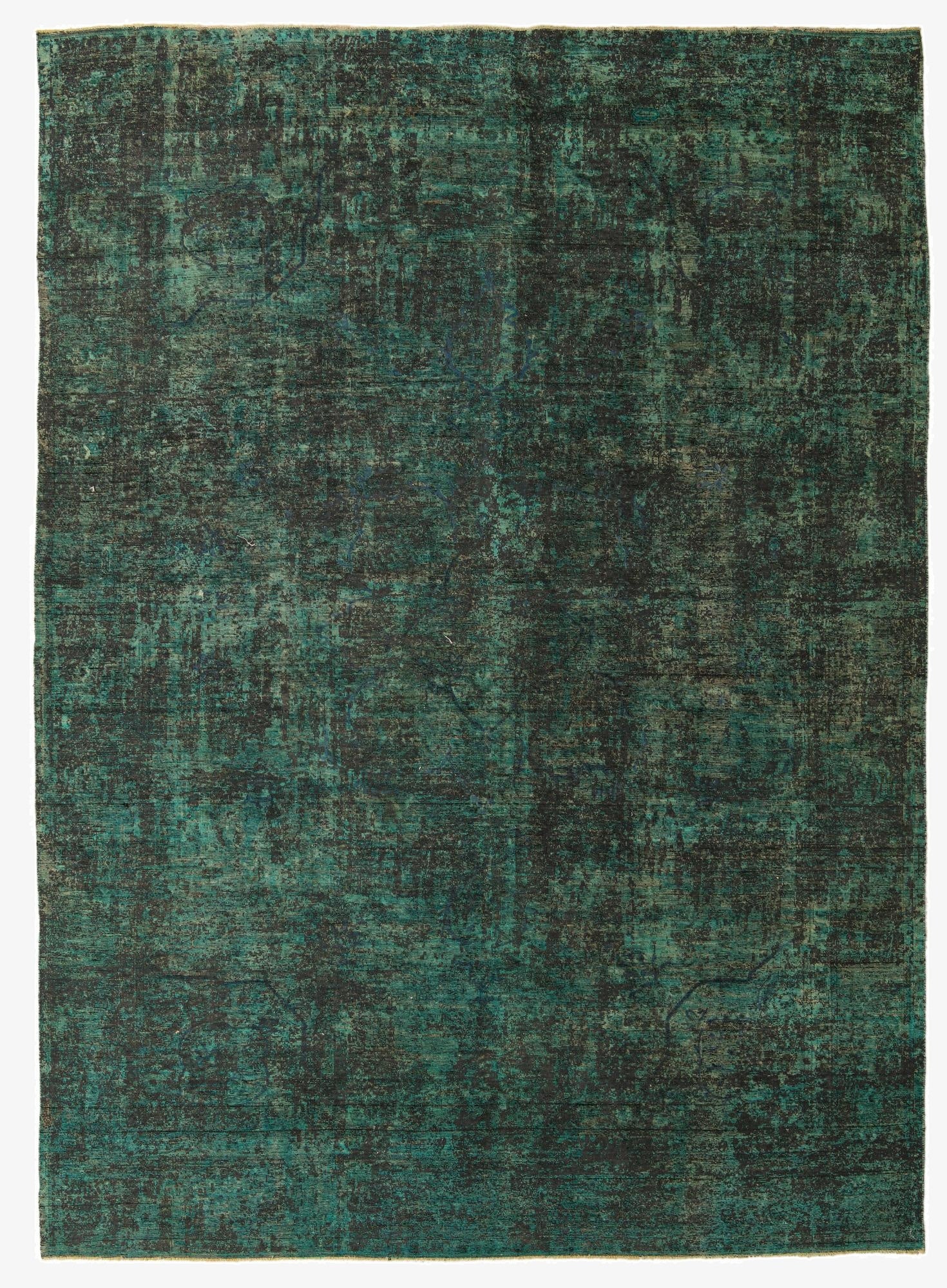 9' 3 x 12' 9  Hand Knotted Ultra Vintage Persian Wool Rug