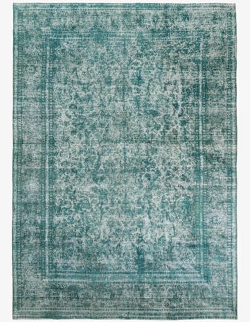 9' 1 x 13' 3 Hand Knotted Ultra Vintage Persian Wool Rug