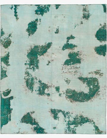 7' x 8' 4 Hand Knotted Ultra Vintage Persian Wool Rug