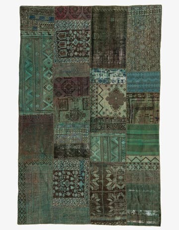 6' 6 x 10' 1 Hand Knotted Ultra Vintage Persian Wool Rug