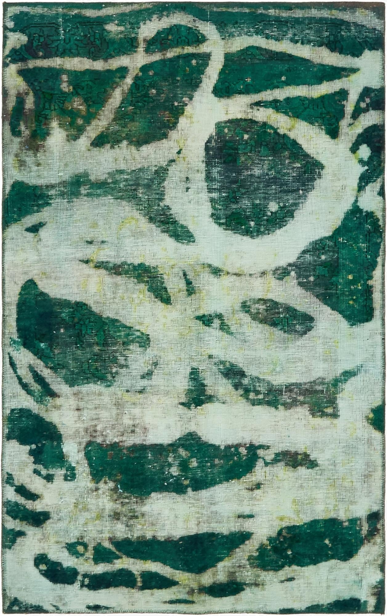 3' 6 x 5' 8  Hand Knotted Ultra Vintage Persian Wool Rug