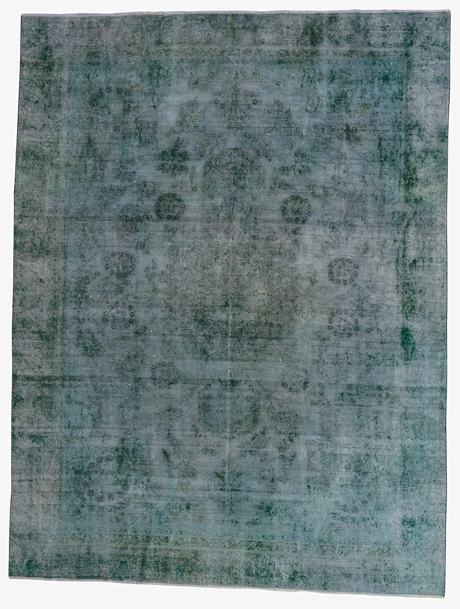 8' 8 x 11' 6  Hand Knotted Ultra Vintage Persian Wool Rug