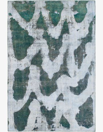 7' 2 x 10' 10 Hand Knotted Ultra Vintage Persian Wool Rug