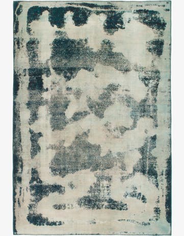 6' 5 x 9' 6 Hand Knotted Ultra Vintage Persian Wool Rug