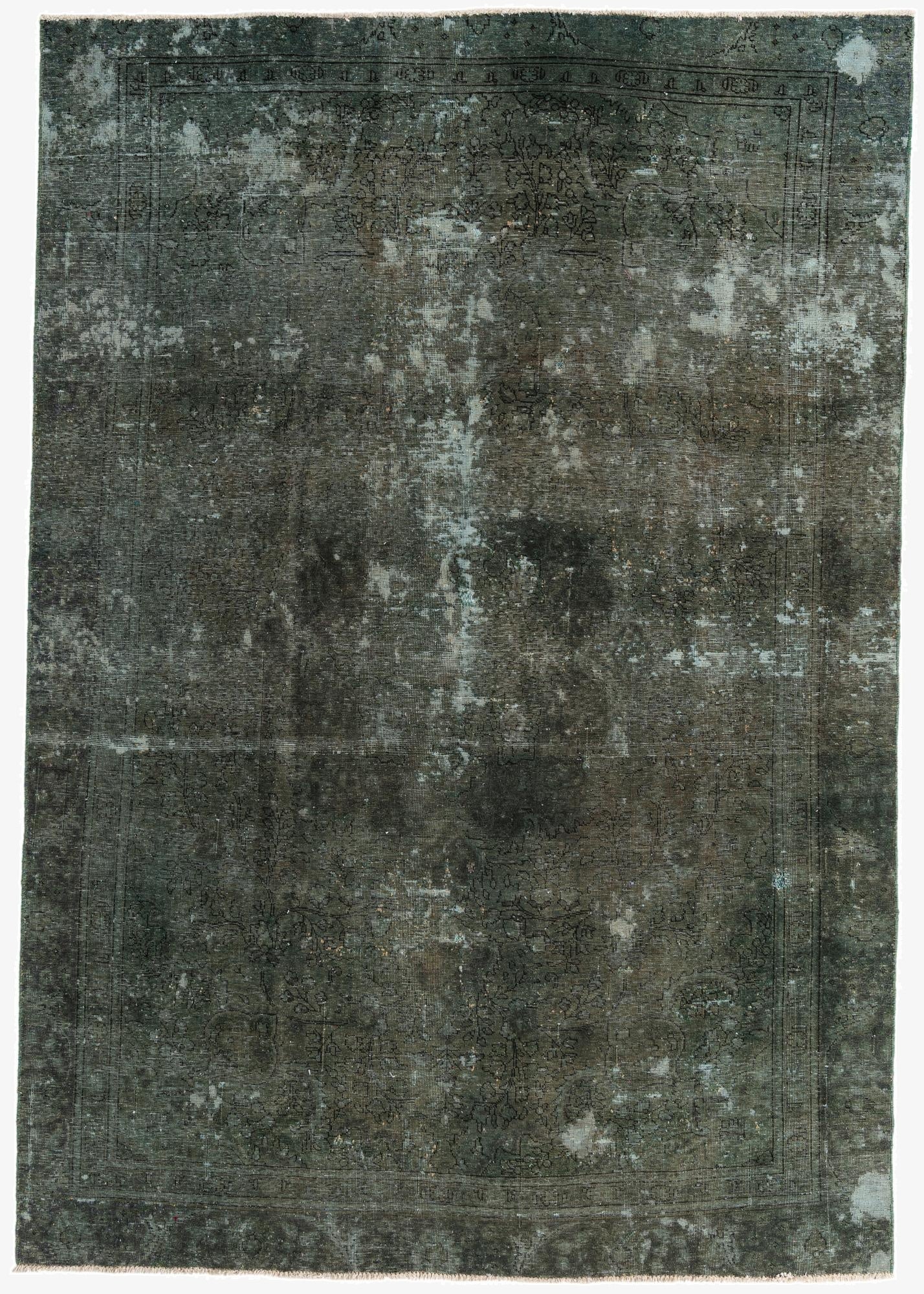 Primary image 7' 1 x 10' 3  Hand Knotted Ultra Vintage Persian Wool Rug