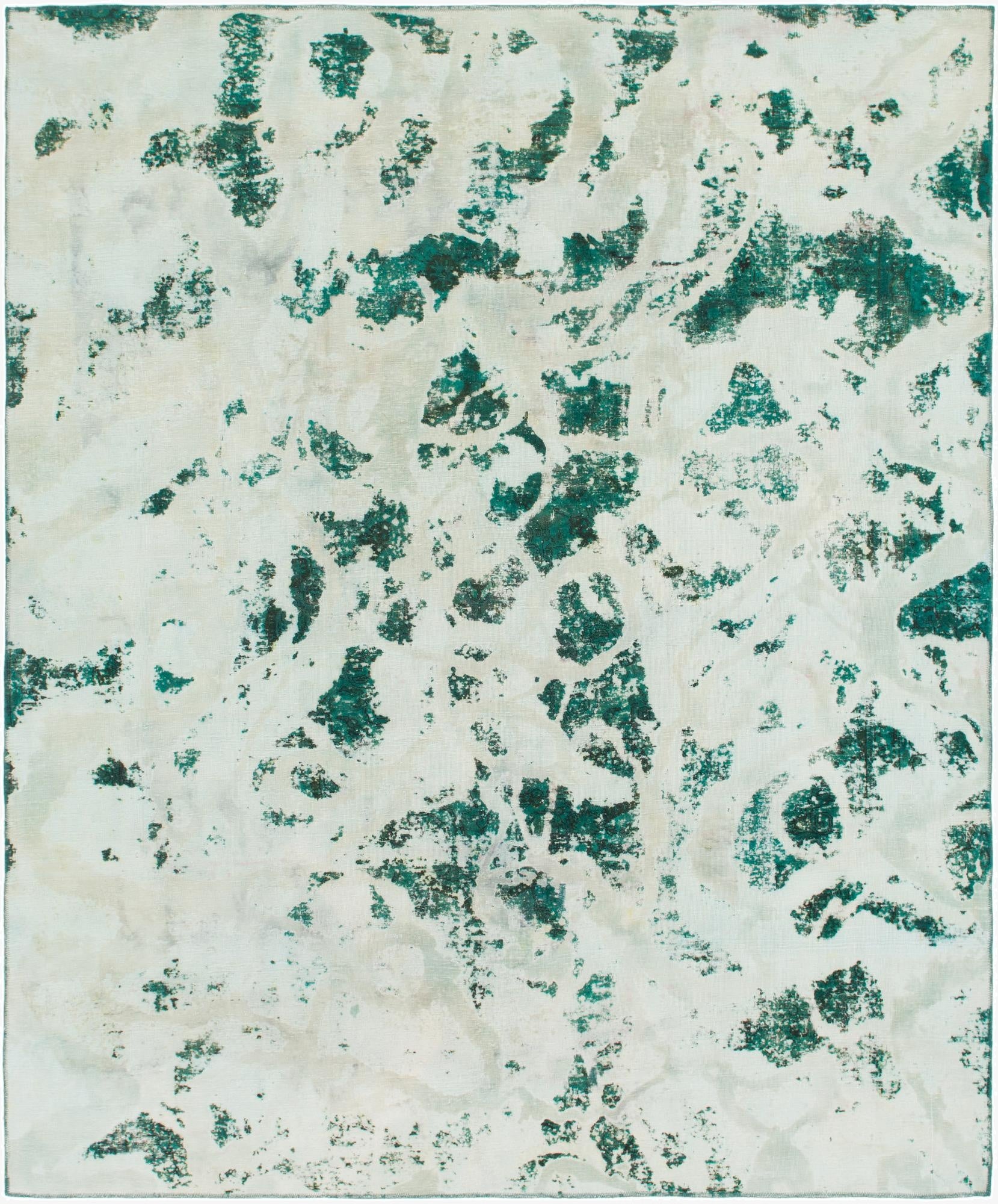 9' x 10' 10  Hand Knotted Ultra Vintage Persian Wool Rug