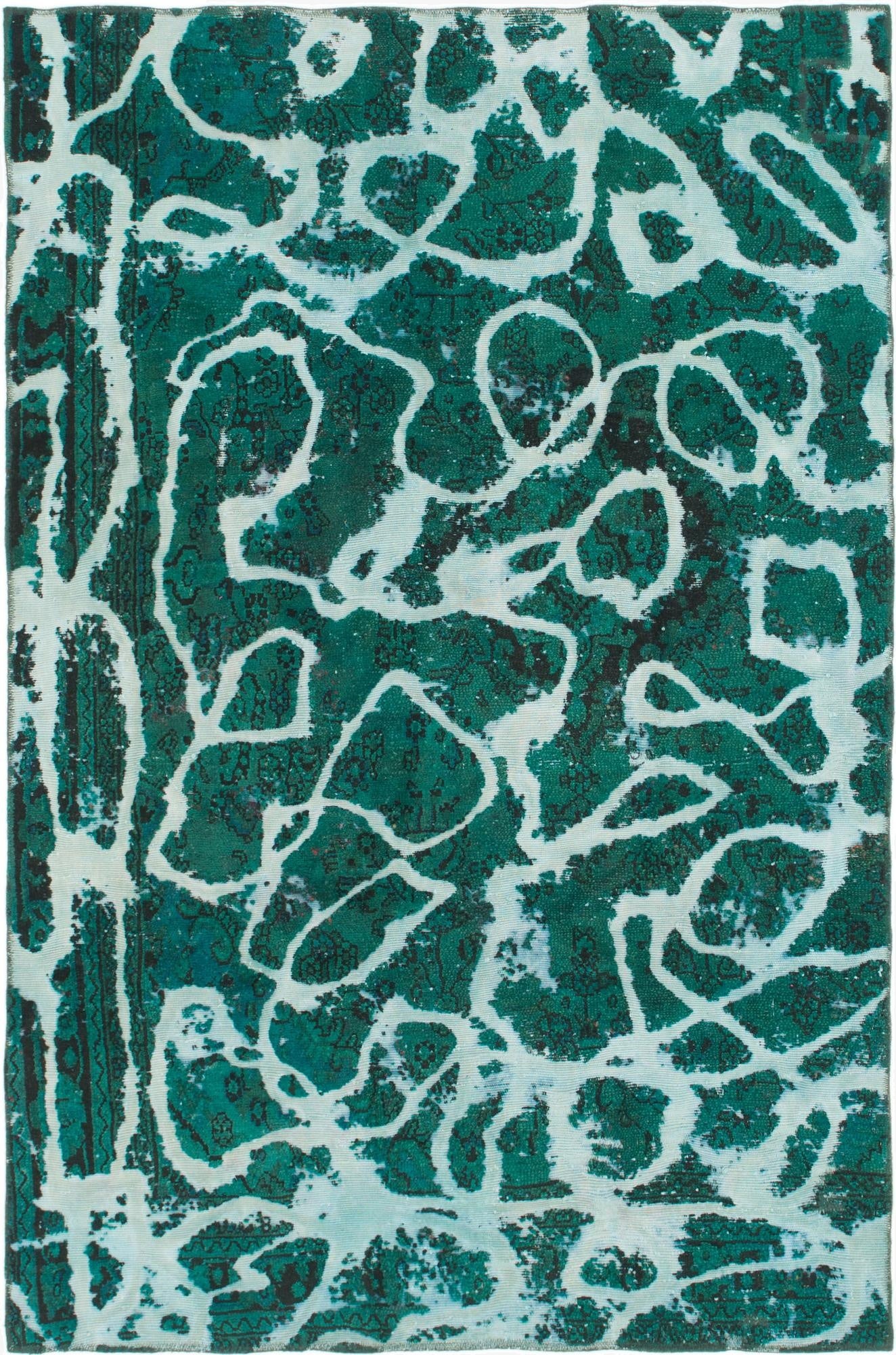 5' 10 x 8' 10  Hand Knotted Ultra Vintage Persian Wool Rug