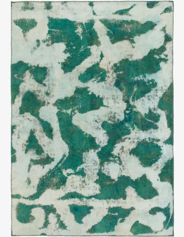 6' x 8' 9 Hand Knotted Ultra Vintage Persian Wool Rug