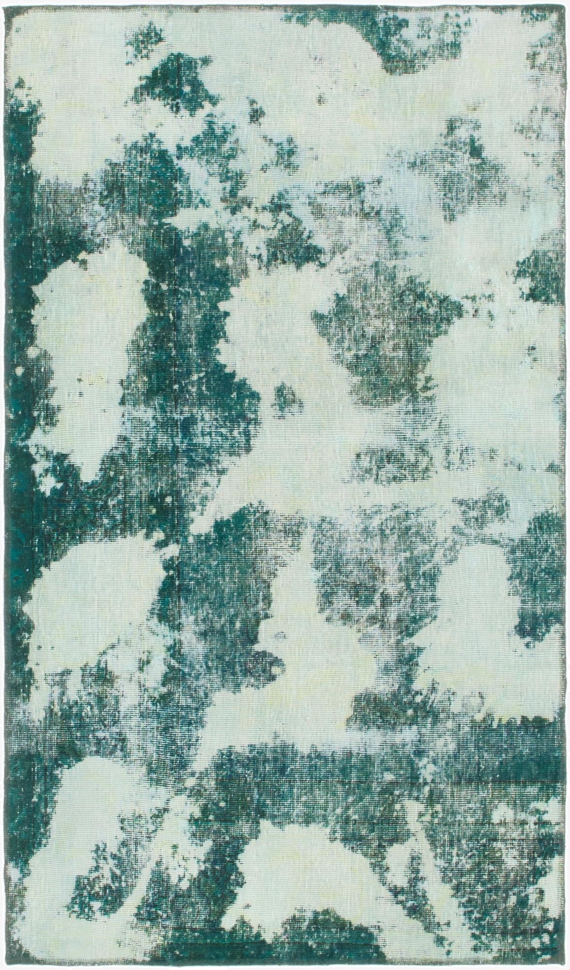 3' 8 x 6' 5  Hand Knotted Ultra Vintage Persian Wool Rug