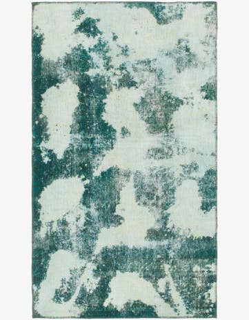 3' 8 x 6' 5 Hand Knotted Ultra Vintage Persian Wool Rug