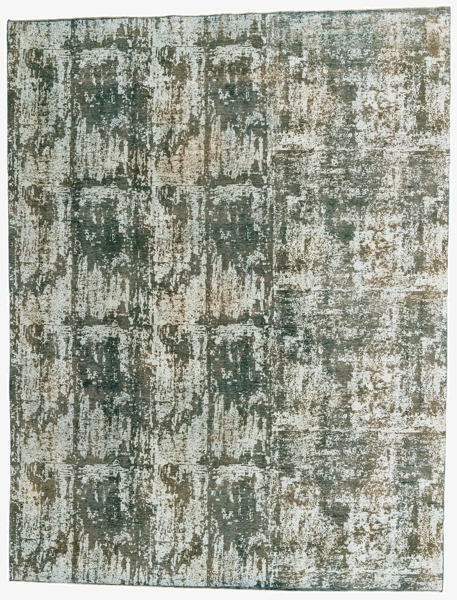 9' 7 x 12' 4  Hand Knotted Ultra Vintage Persian Wool Rug