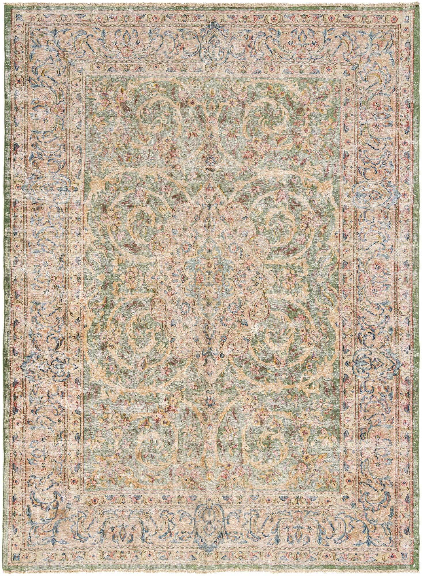 6' 11 x 9' 6 Vintage Royal Wool Rug