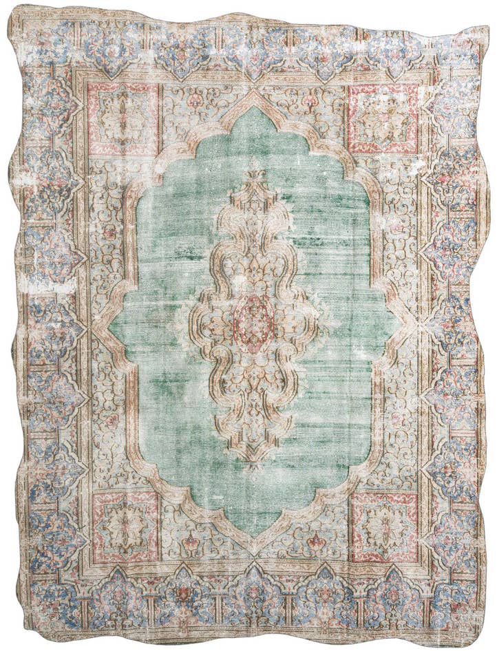 Detail image of 9' 5 x 12' 6 Vintage Royal Wool Rug