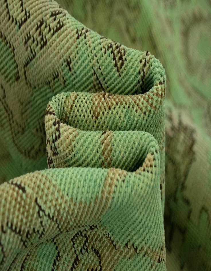 Detail image of 9' 6 x 13' Hand Knotted Vintage Royal Persian Wool Rug