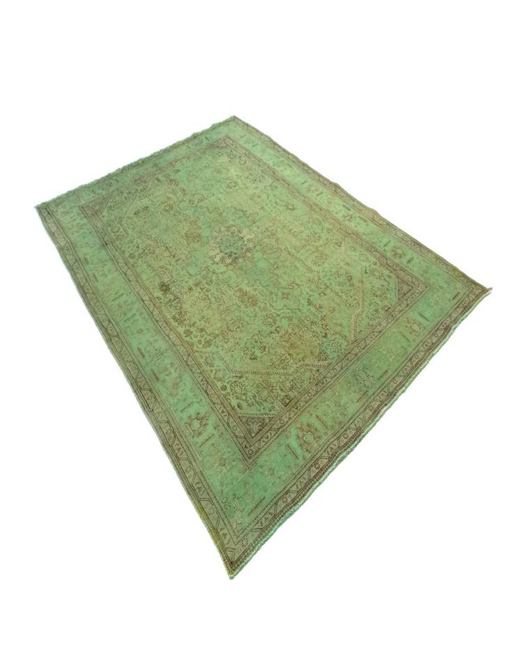 Detail image of 9' 6 x 13' Hand Knotted Vintage Royal Persian Wool Rug