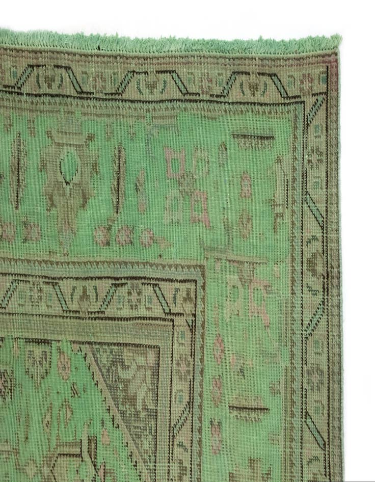 Detail image of 9' 6 x 13' Hand Knotted Vintage Royal Persian Wool Rug