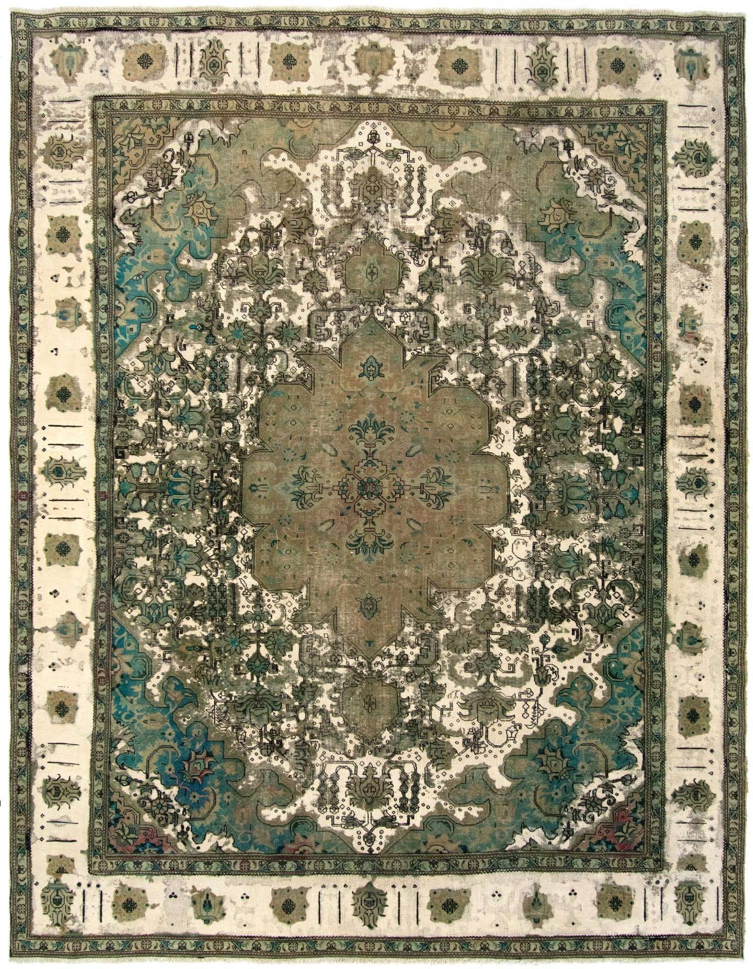 Primary image 9' 10 x 12' 11  Hand Knotted Vintage Royal Persian Wool Rug