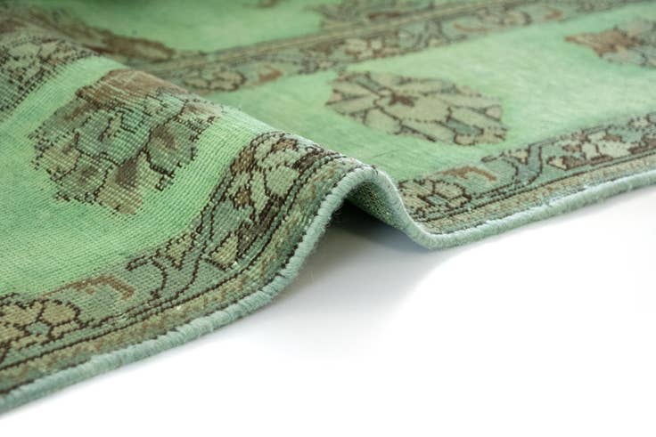 Detail image of 9' 6 x 12' 6 Hand Knotted Vintage Royal Persian Wool Rug