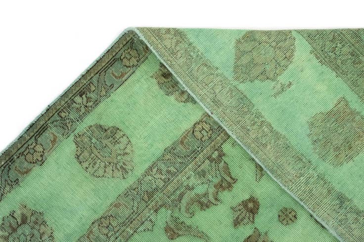 Detail image of 9' 6 x 12' 6 Hand Knotted Vintage Royal Persian Wool Rug