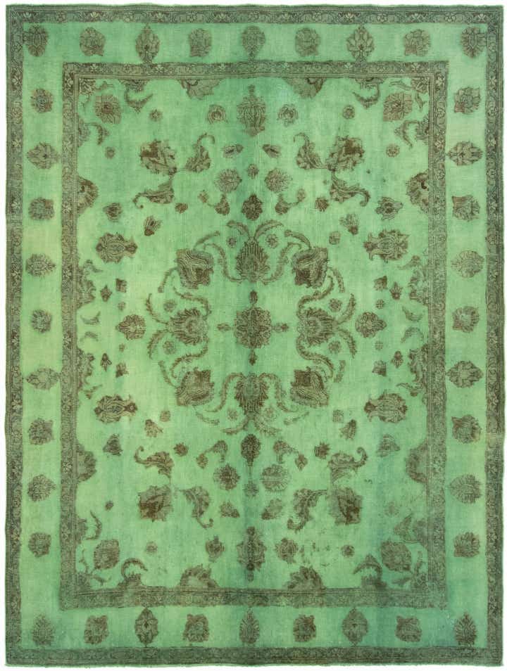 9' 6 x 12' 6 Hand Knotted Vintage Royal Persian Wool Rug