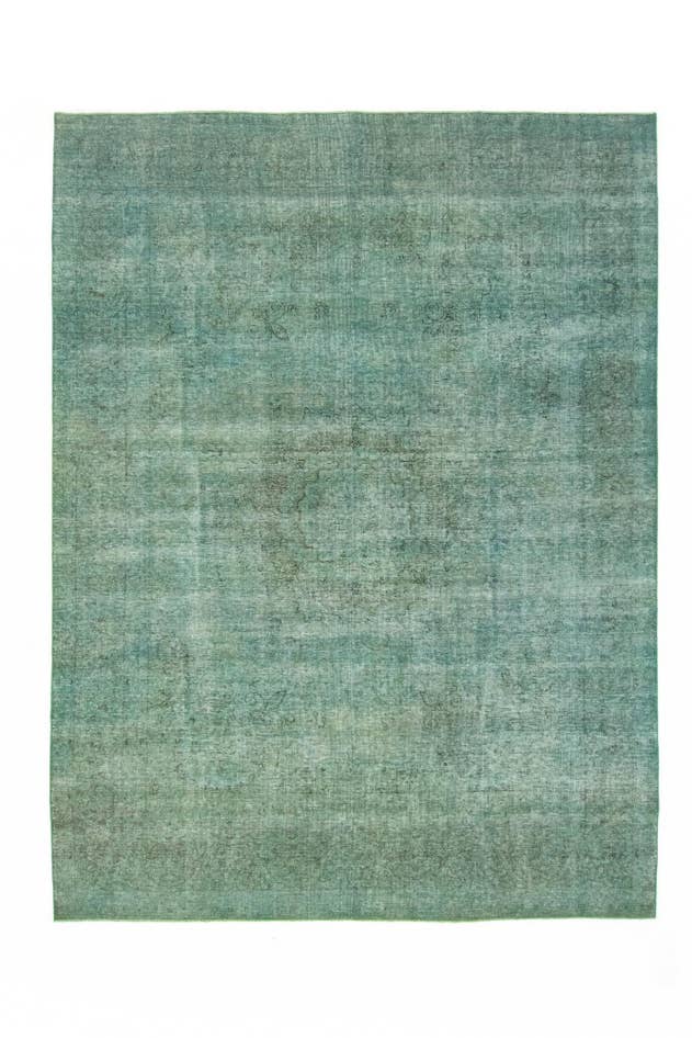 Detail image of 9' 7 x 12' 10 Hand Knotted Vintage Royal Persian Wool Rug