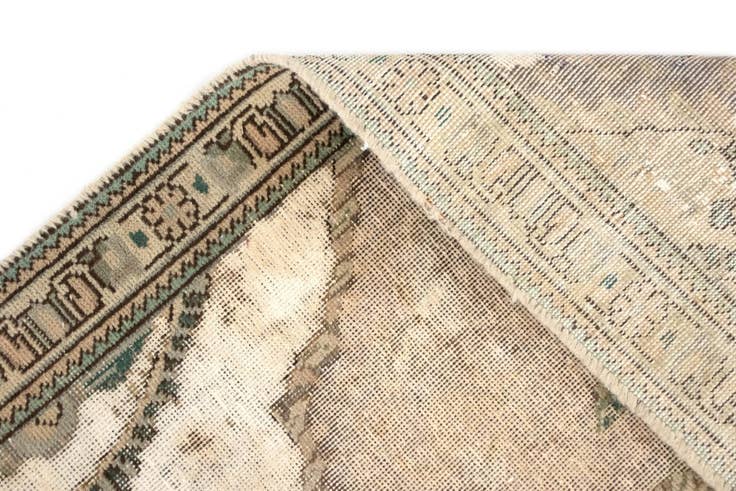 Detail image of 6' 1 x 9' 3 Hand Knotted Vintage Royal Persian Wool Rug