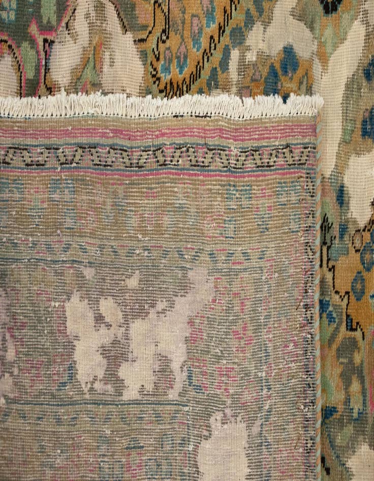 Detail image of 6' x 9' 4  Hand Knotted Vintage Royal Persian Wool Rug