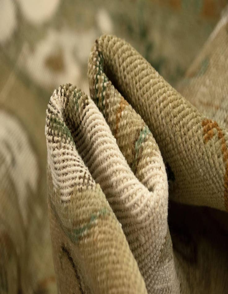 Detail image of 9' 8 x 12' 7  Hand Knotted Vintage Royal Persian Wool Rug