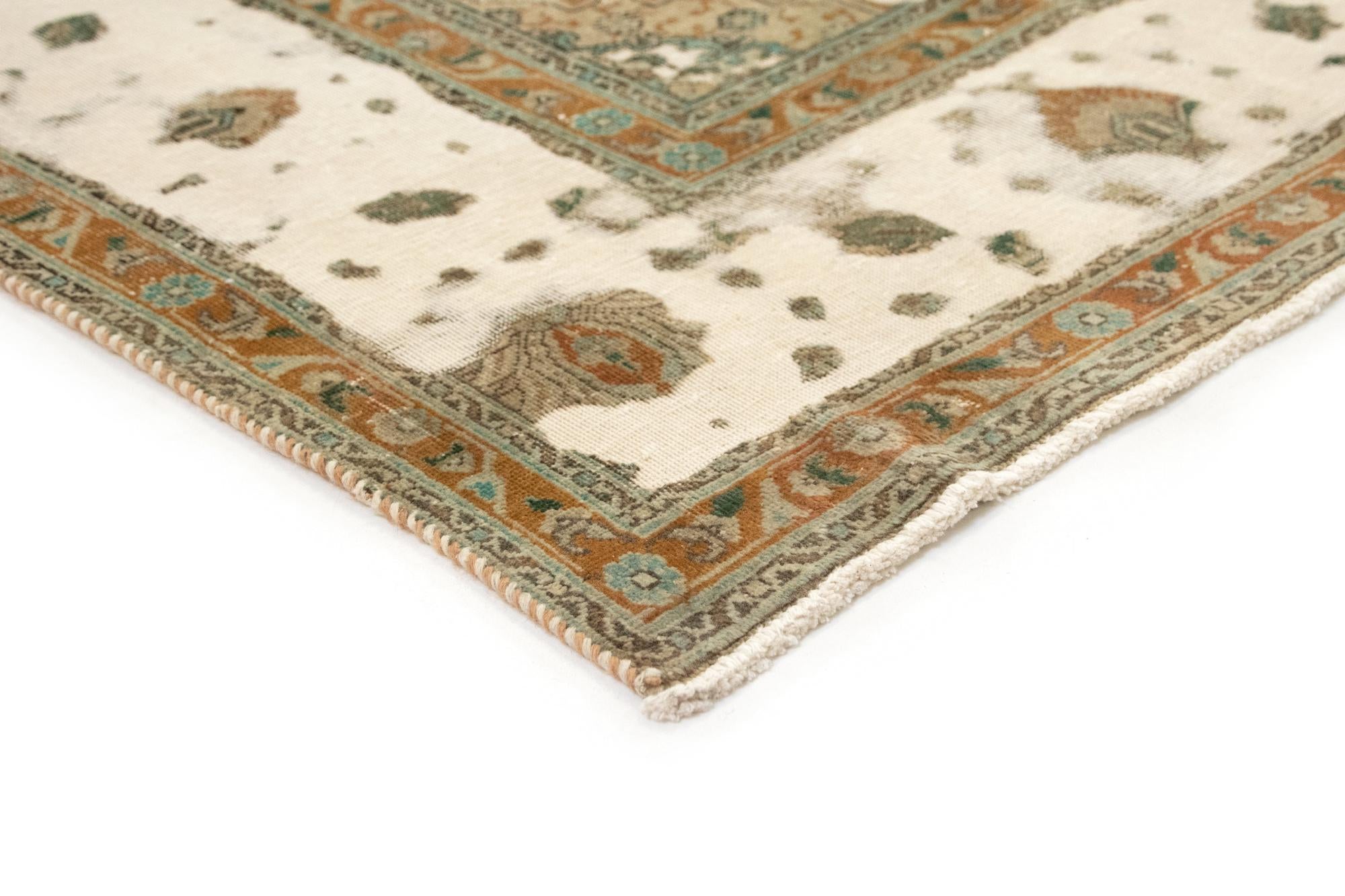 9' 8 x 12' 7 Hand Knotted Vintage Royal Persian Wool Rug