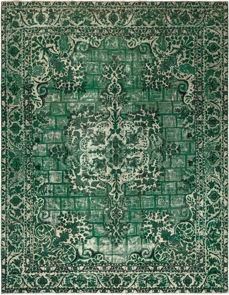 Detail image of 9' 5 x 12' 10 Vintage Royal Wool Rug