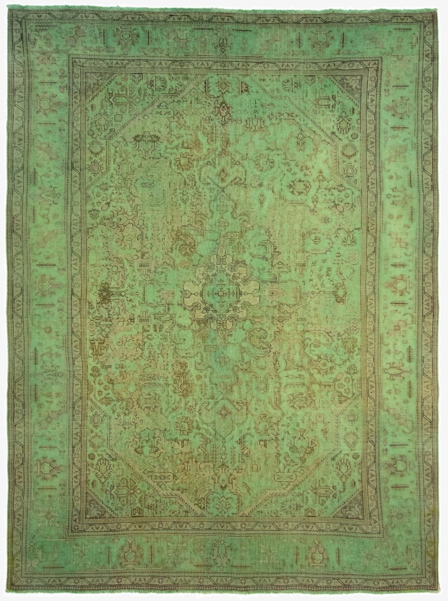 9' 6 x 13' Hand Knotted Vintage Royal Persian Wool Rug