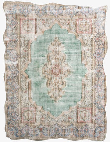 9' 5 x 12' 6 Vintage Royal Wool Rug