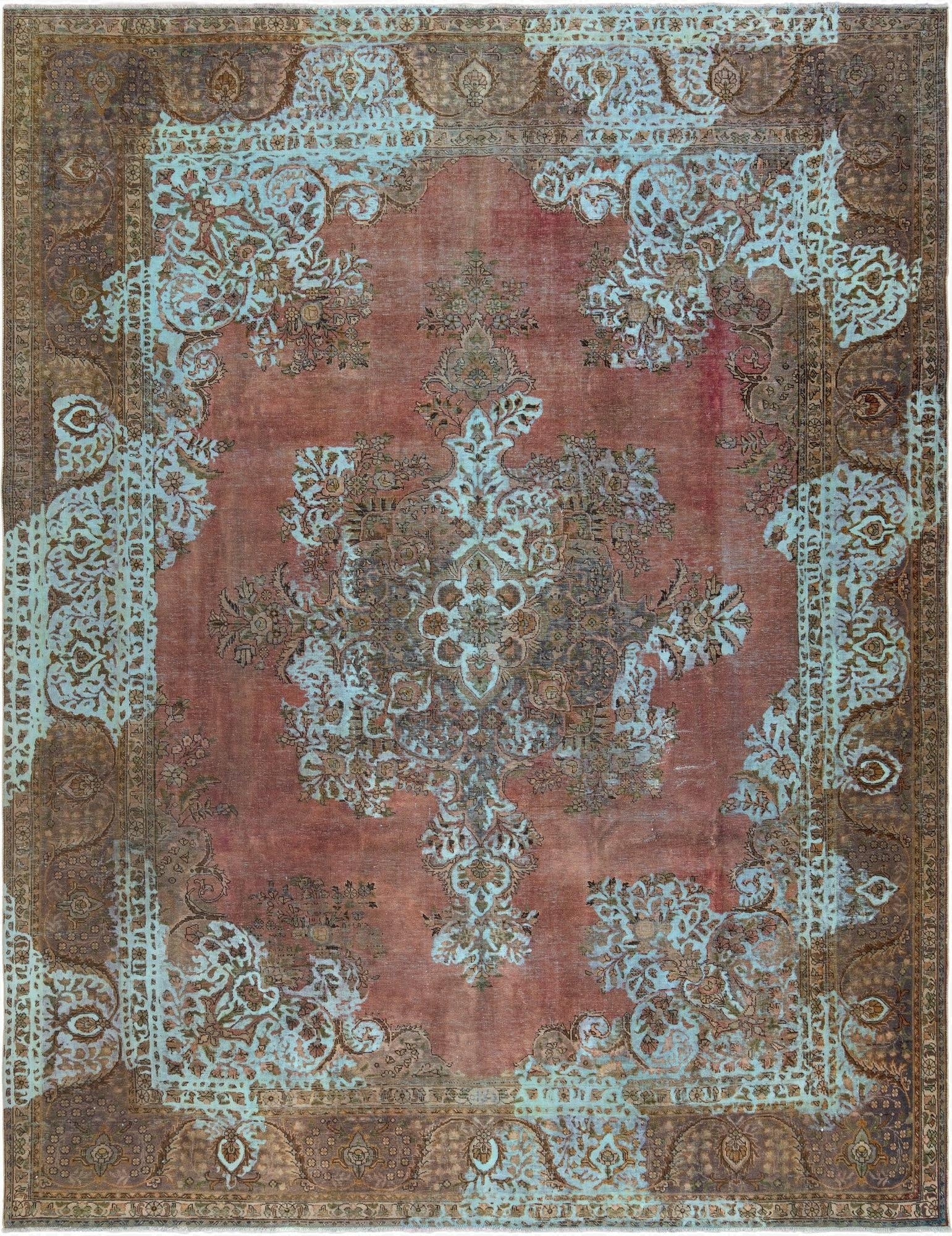 9' 8 x 12' 6 Vintage Royal Wool Rug