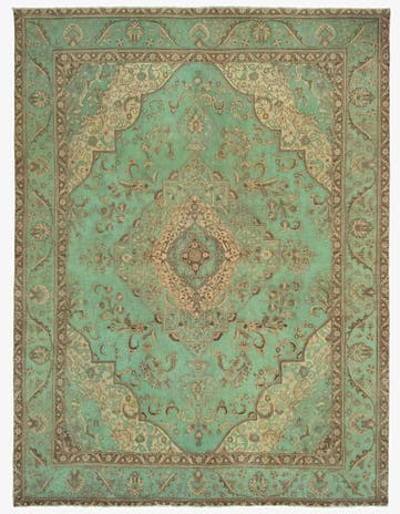 9' 9 x 12' 8 Hand Knotted Vintage Royal Persian Wool Rug