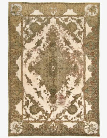 7' 4 x 10' 9 Hand Knotted Vintage Royal Persian Wool Rug