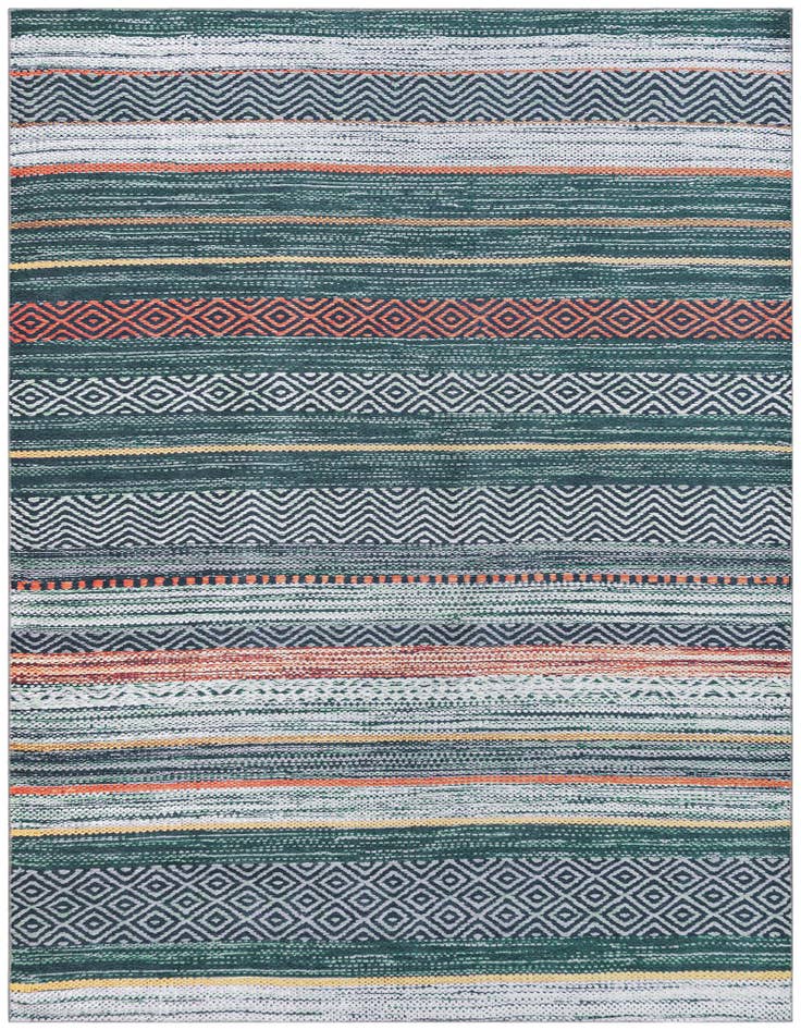 Detail image of 7' 10 x 10' Washable Yara Rug