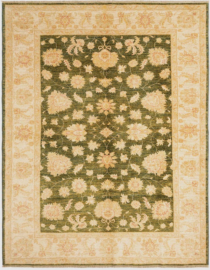 Detail image of 6' 9 x 9' 11 Ziegler Wool Rug